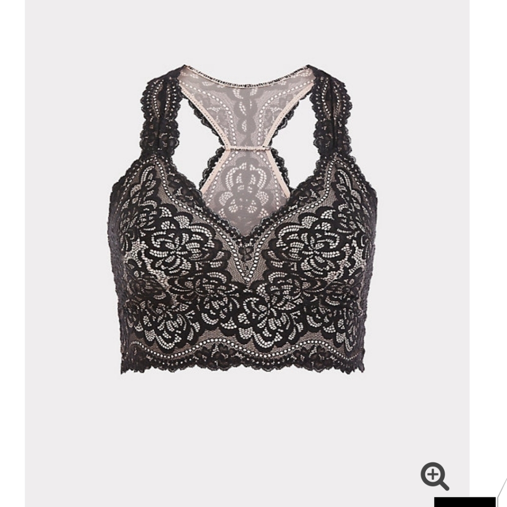 🆕 4X BLACK LACE RACERBACK BRALETTE